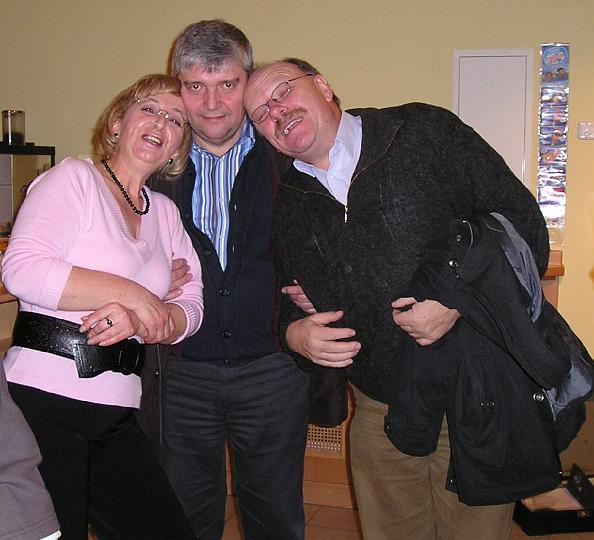 Aufbruch_Trio.JPG - Jede Feier geht einmal zu Ende, auch wenn das Abschied nehmen fast einen umwirft.