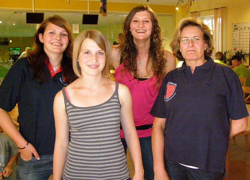 Lady_Team.JPG - Das Frauen-Team des Schalobs: Franzi, Lena, Marina und Christine (von links) haben's geschafft.