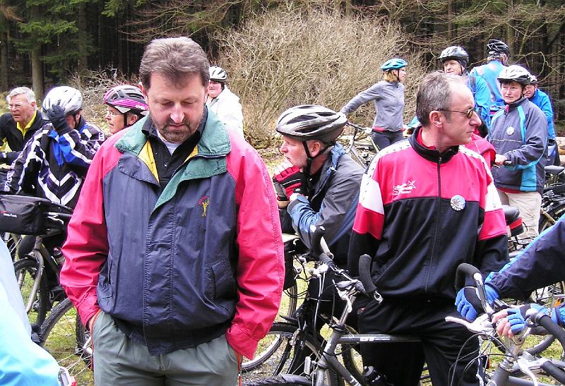 Bgm_Georgenberg.JPG - Bürgermeister Hans Maurer aus Georgenberg konnte über viele verschwundene Siedlungen im tschechischen Grenzgebiet erzählen.
