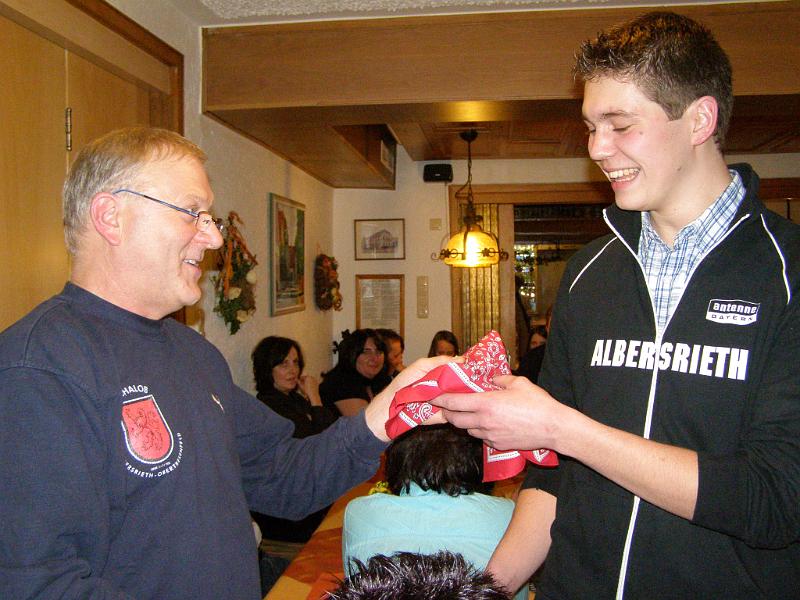 JHV_13.JPG - Ein weiterer Albersriether ist nun beim Schalob vertreten: Florian Stahl.